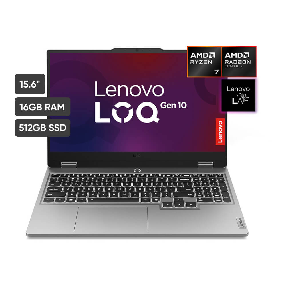 Laptop LENOVO LOQ 15AHP10 15.6"" AMD Ryzen 7 250 16GB 512GB SSD