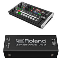 Roland V-8HD Switcher HDMI 8 Entradas 3 Salidas, UVC-01 Capturador USB 1080p