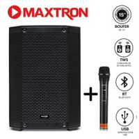 Promo Maxtron Parlante REVO MXT 8115  Microfono MX 758 Inalambrico