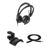 Sennheiser HD 25 Auriculares Monitores Profesionales con Soporte y Cable de Extensión