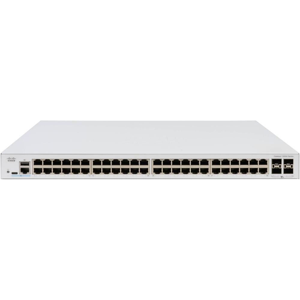 Cisco Catalyst C1300X-48T-4X Switch Gestionado 48 Puertos Gigabit, 4 Puertos SFP28, 176 Gb