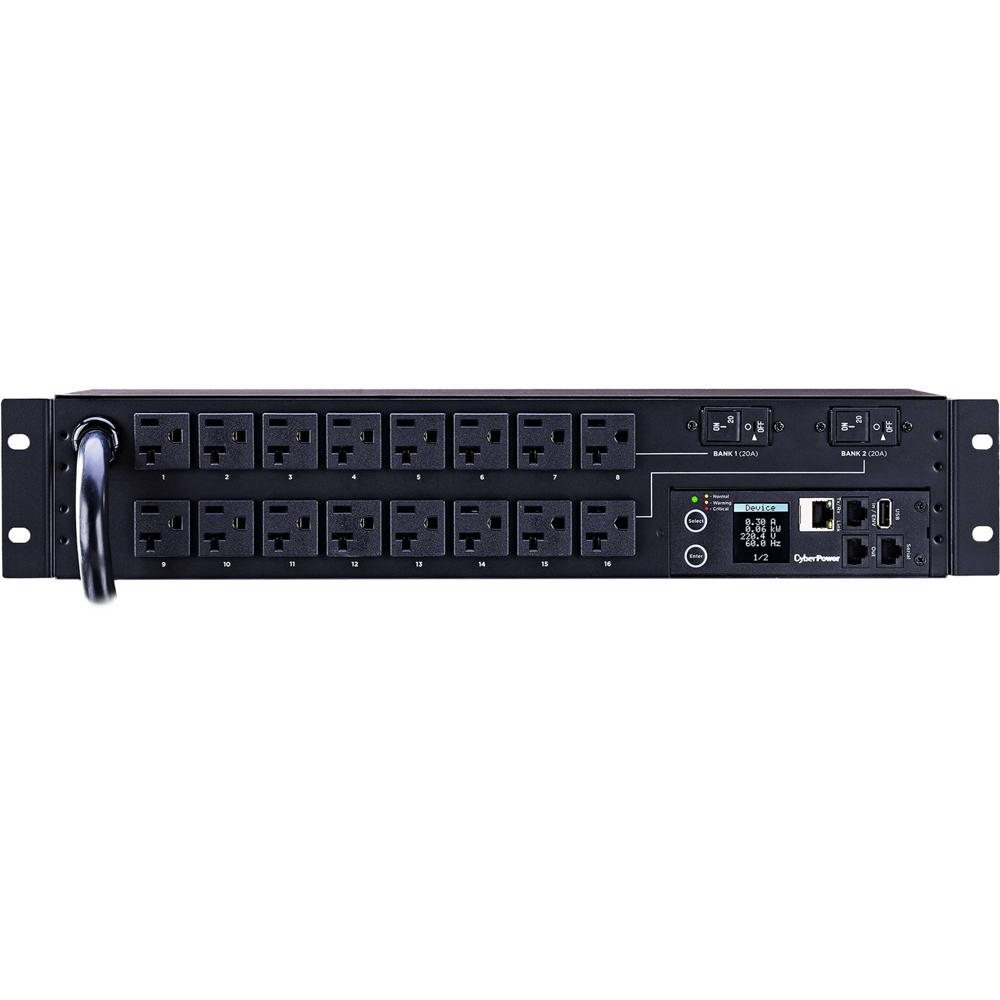 CyberPower PDU31003 PDU Monitoreado 16 Salidas NEMA 5-20R, 30A, 120V, Diseño Rackmount 2