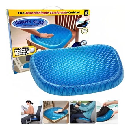 ASIENTO COJÍN GEL ORTOPÉDICO CON FUNDA