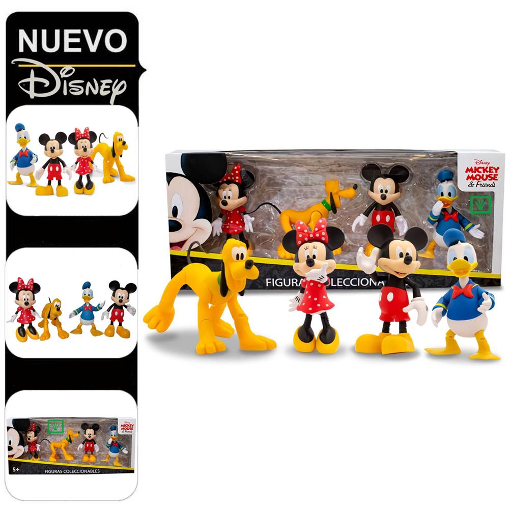 Set de Figuras Articulables Mickey Mouse y sus Amigos