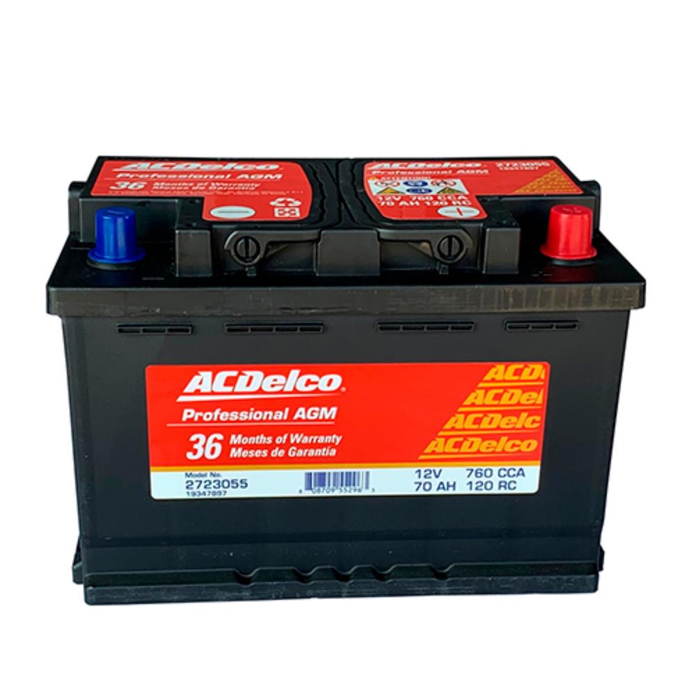 Batería Ac Delco para línea ligera de 15 placas LN3 AGM 2723055