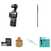 DJI Osmo Pocket 3 Kit de Imágenes con Estabilizador de 3 Ejes y Boompole de 20'