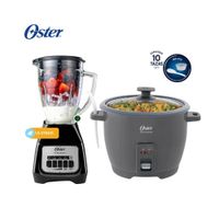 Combo Licuadora Vaso de Vidrio 1.5 Litros - Olla Arrocera 10 Tazas