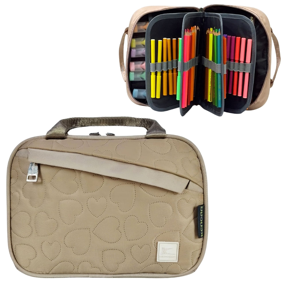 Cartuchera Organizadora XL Kengar - Beige