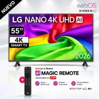 Televisor LG 55 Pulg NANO 4K UHD AI Smart TV 2026 55NU800BPSB