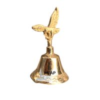 Campana Águila en bronce fundido 7.5 cm