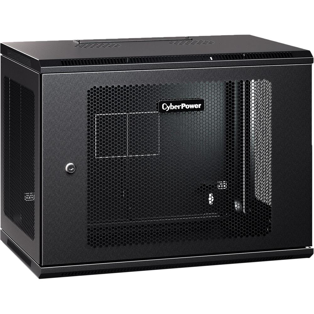 CyberPower Rack Enclosure Carbon Series 9 RU para Montaje en Pared con Acceso a Cables y V