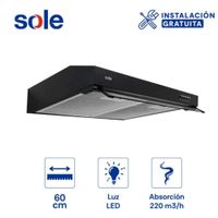 Campana Extractora Sole NYX 60 cm Modelo TURE96CO