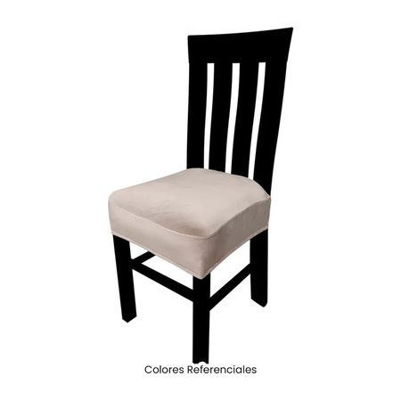 Funda de asiento para silla de comedor - Beige Claro Beige