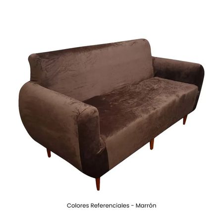 Juego de Funda Nacional de Terciopelo para Mueble 321 - Marrón Marrón