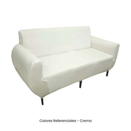 Juego de Funda Nacional de Terciopelo para Mueble 321 - Crema Crema