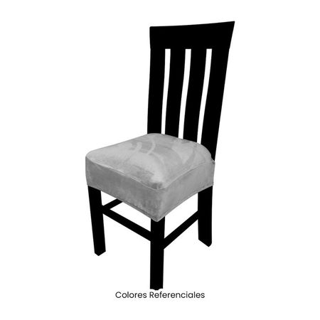 Funda de asiento en tela de terciopelo - Grafito Gris Pardo