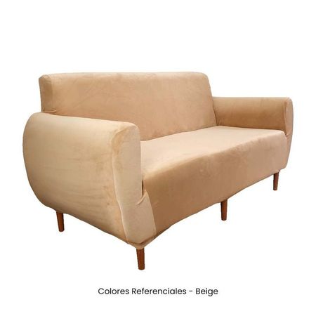 Juego de Funda Nacional de Terciopelo para Mueble 321 - Beige Beige