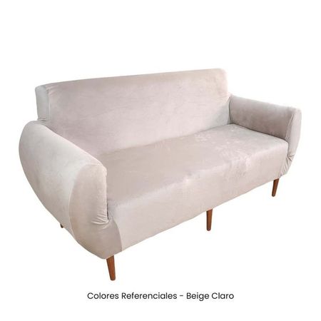 Juego de Funda Nacional de Terciopelo para Mueble 321 - Beige Claro Beige
