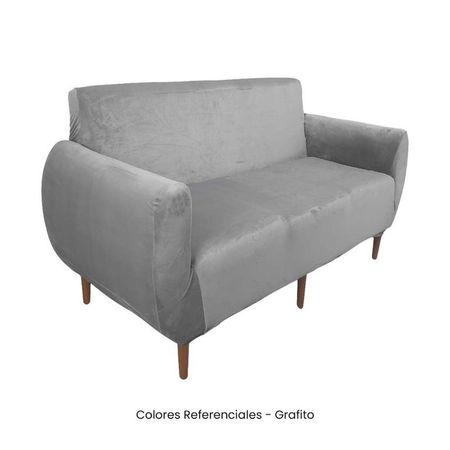 Juego de Funda Nacional de Terciopelo para Mueble 321 - Grafito Gris
