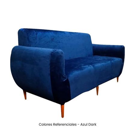 Juego de Funda Nacional de Terciopelo para Mueble 321 - Azul Dark Azul