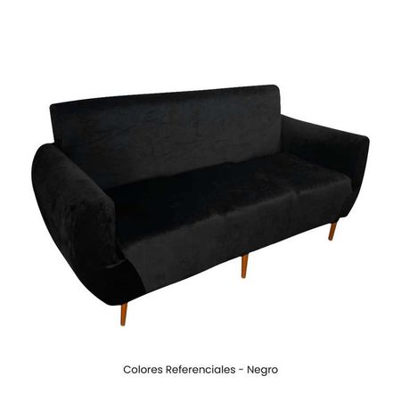 Juego de Funda Nacional de Terciopelo para Mueble 321 - Negro Negro