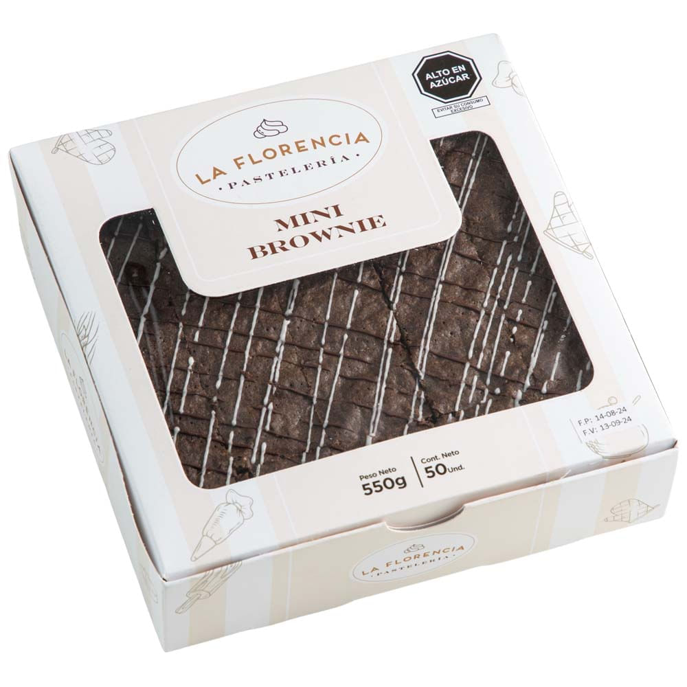 Mini Brownies LA FLORENCIA Caja 50un