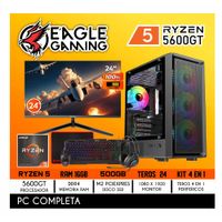 PC GAMER RYZEN 5 5600GT - ram16gb- ssd 500gb- monitor 24