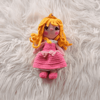 Amigurumi Princesa Aurora - Bella durmiente