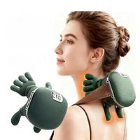Masajeador de Cuello Tipo Manos 4D con Calor Terapéutico para Contracturas.Estrés y Fatiga Muscular