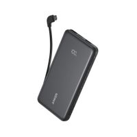 Power Bank Anker Zolo 20000mAh 22.5W con Cable USB-C Integrado Negro