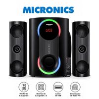 Parlante 2.1 Micronics Mirage MIC S7008 Boufer de 8 pulg USB BT