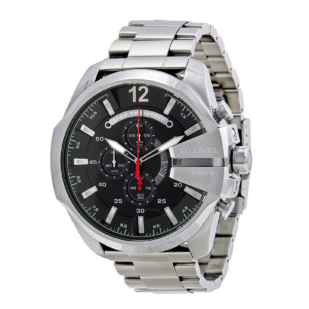 Reloj Diesel Dz4308 Black and Silver Genuino para Caballero