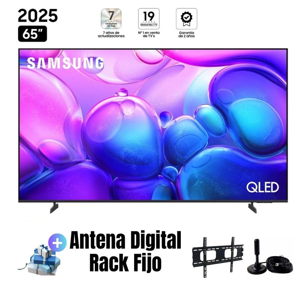 Televisor Smart TV Samsung 65'' QLED UHD 4K QN65Q6FAAGXPE 2025 - Ant - Rack Fijo
