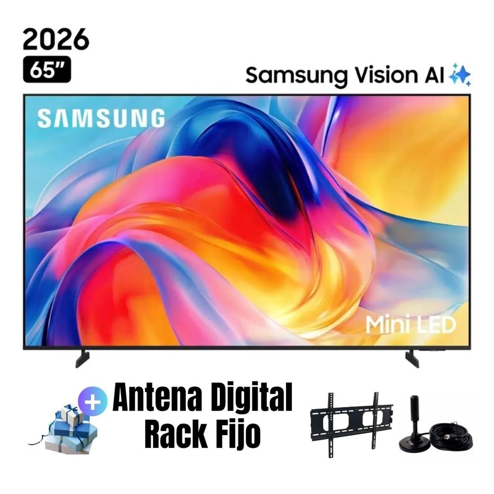 Televisor Samsung 65'' Mini LED M70H UHD 4K Tizen UN65M70HAGXPE 2026 - Ant - Rack Fijo