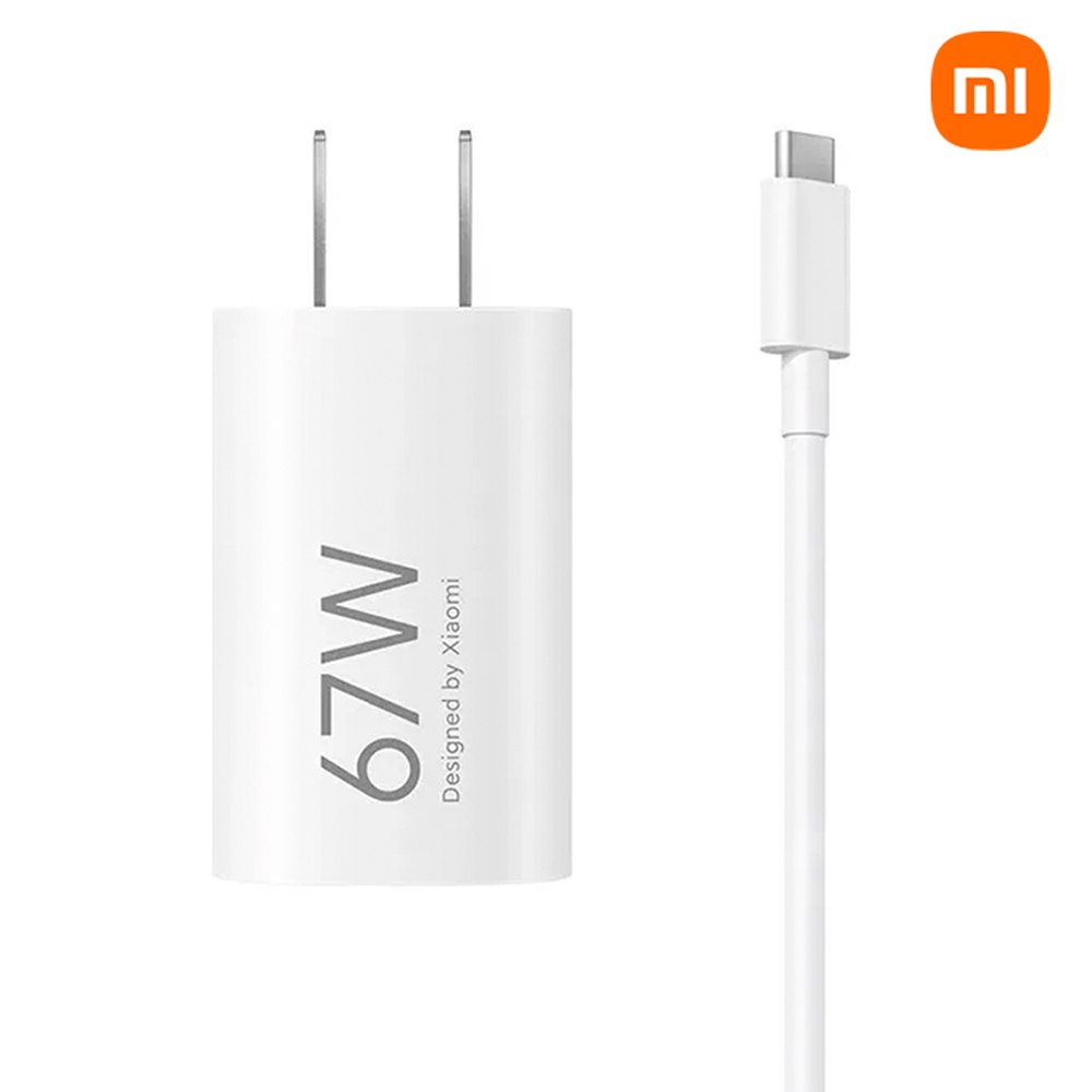 Cargador de Pared Xiaomi 67W GaN USB Tipo-C con Cable Incluido MDY-16-EJ