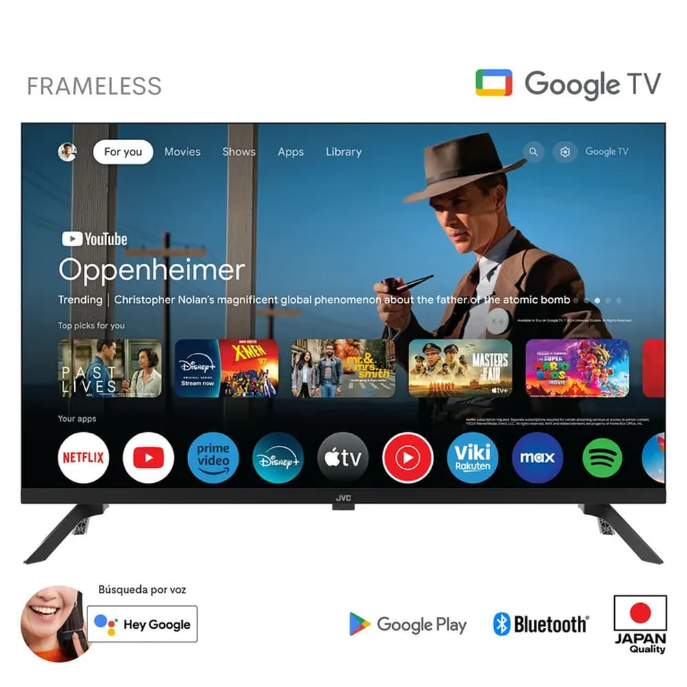 Televisor JVC 32 HD Smart GOOGLE TV LT-32KM148
