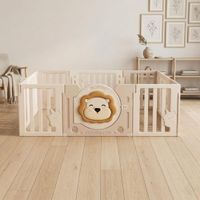CORRALITO INFANTIL LEONCITO CON SEGURO DE PUERTA EXTERNO 150 x 180 CMT