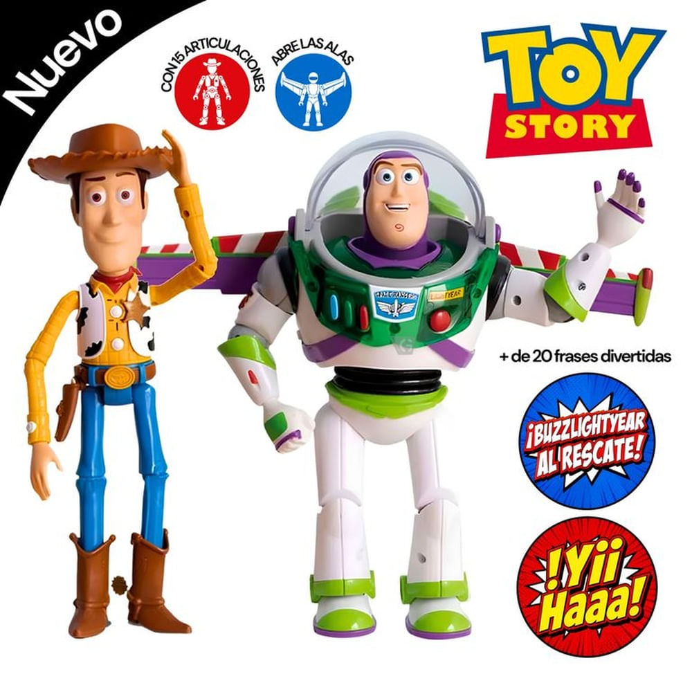 Set de Figuras de Acción Woody y Buzzlightyear TY-MWB