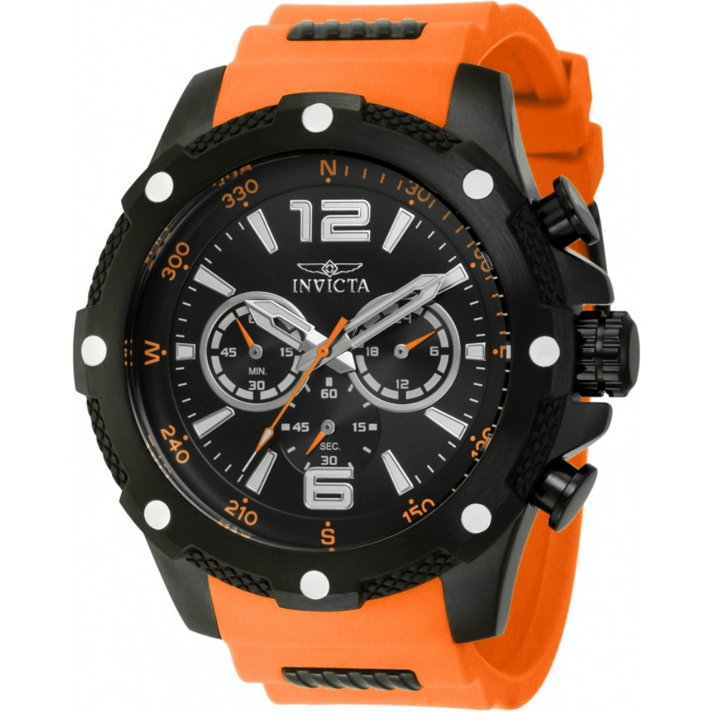 Invicta I Force Axis Men's Watch 50mm Black Orange 43002