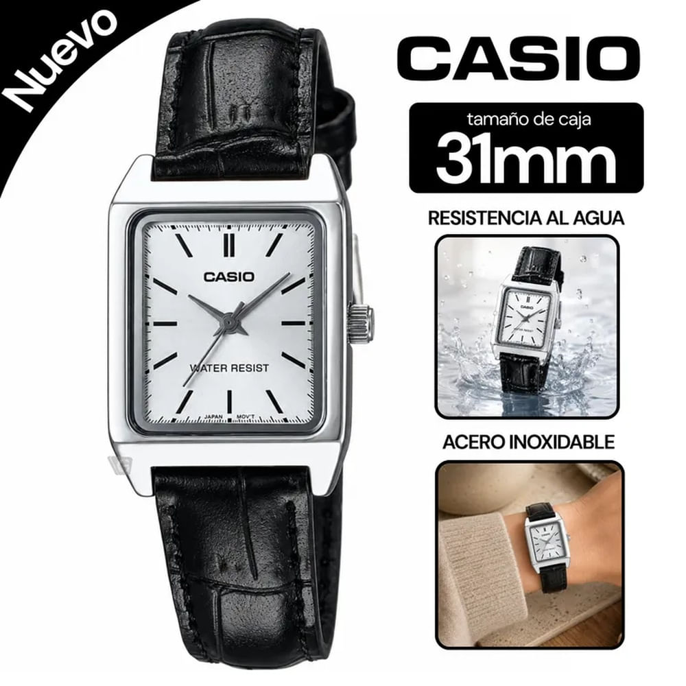 Reloj Mujer Casio LTP-V007L-7E1 Negro Talla única