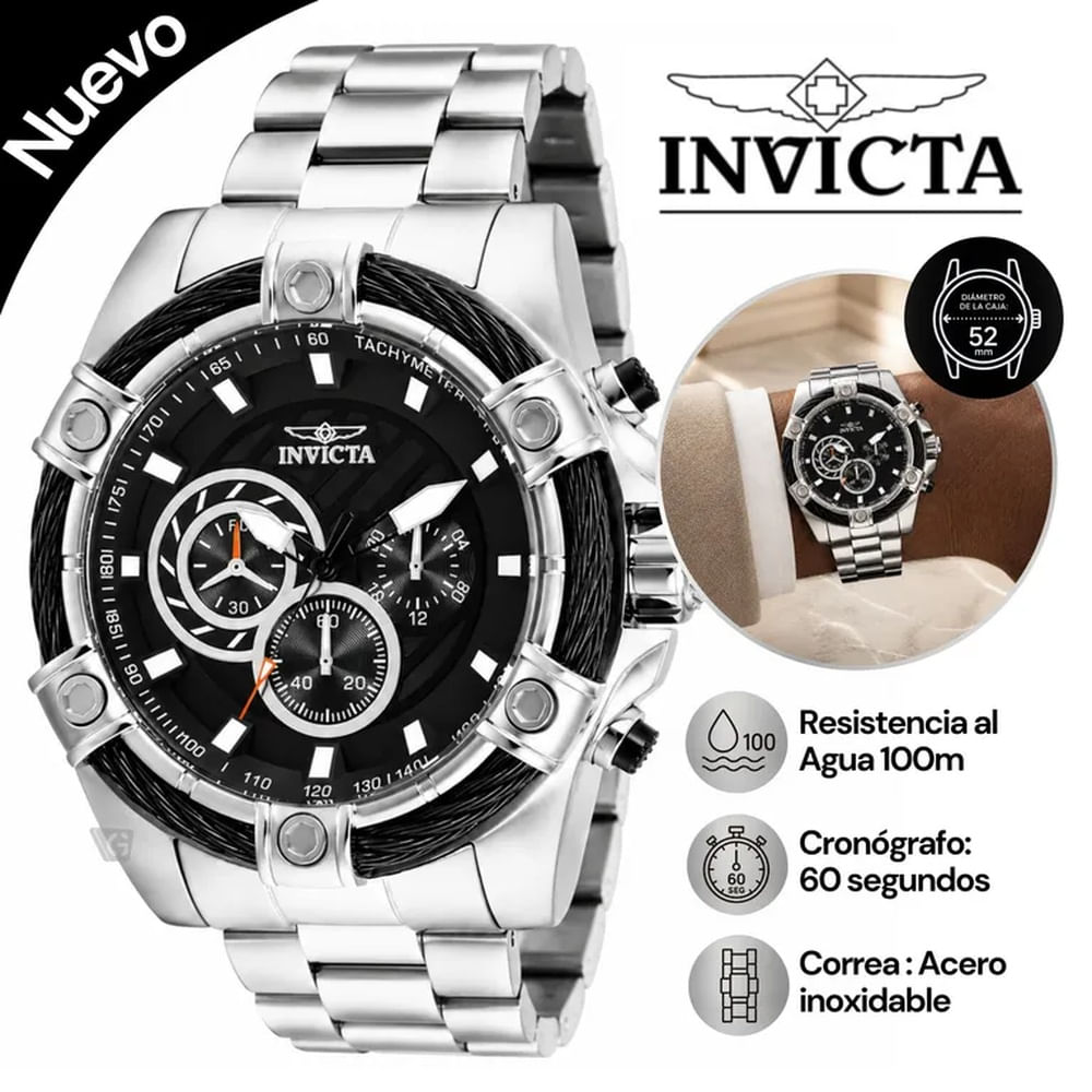 Reloj Invicta Bolt 25512 para Hombre Acero Inoxidable bronce