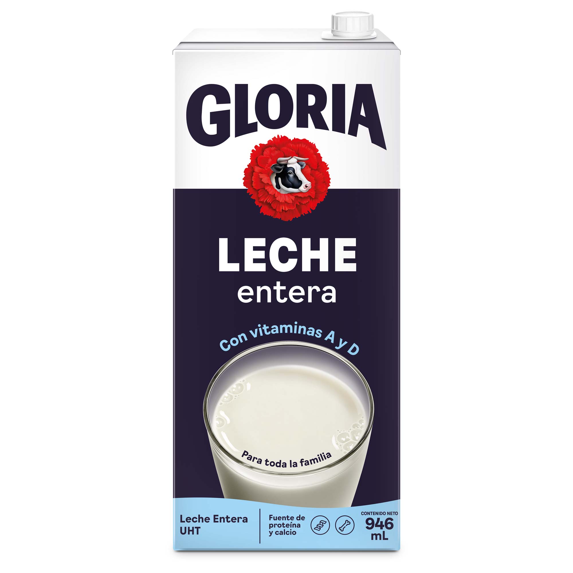 Leche Entera UHT GLORIA Caja 946ml