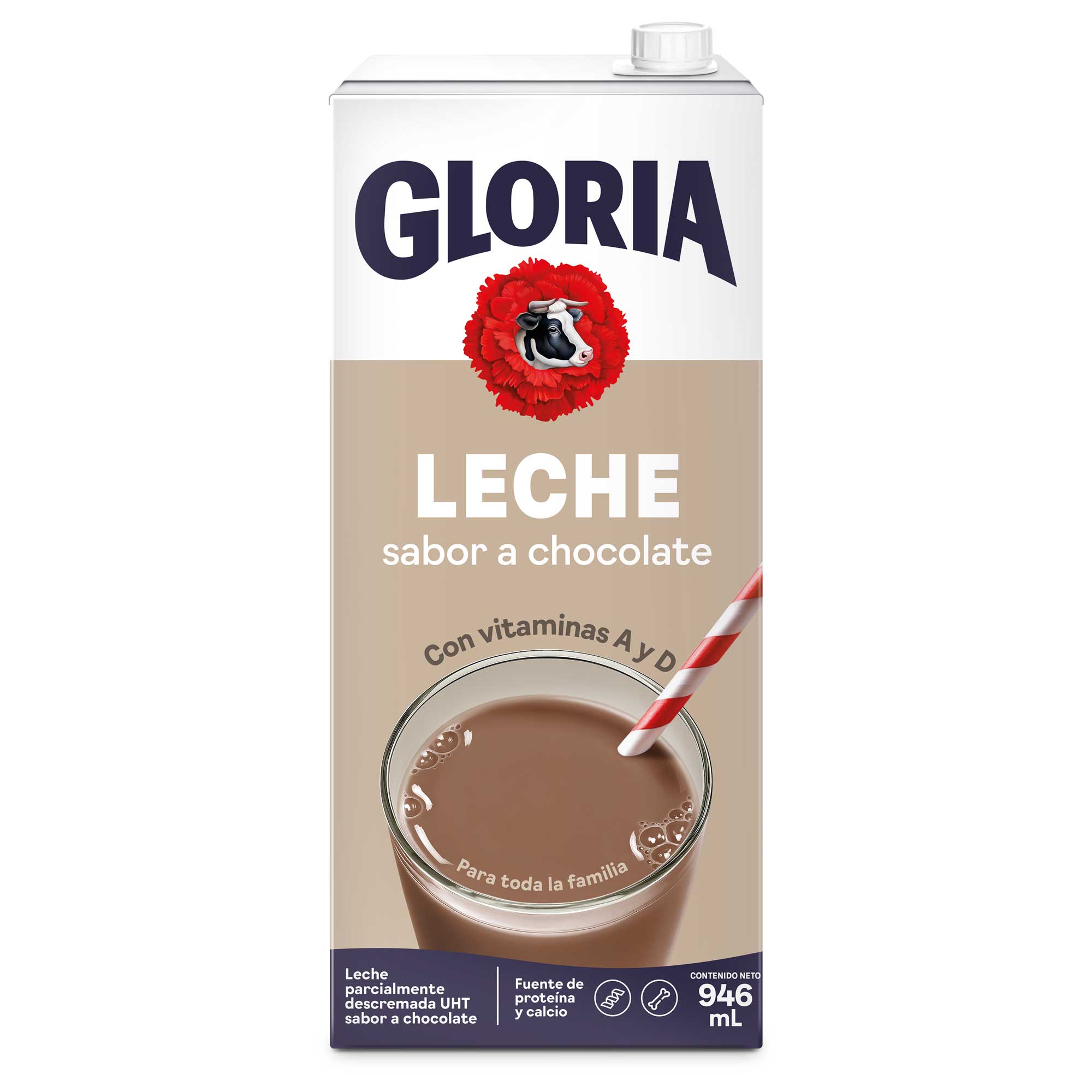 Leche Chocolatada UHT GLORIA Caja 946ml
