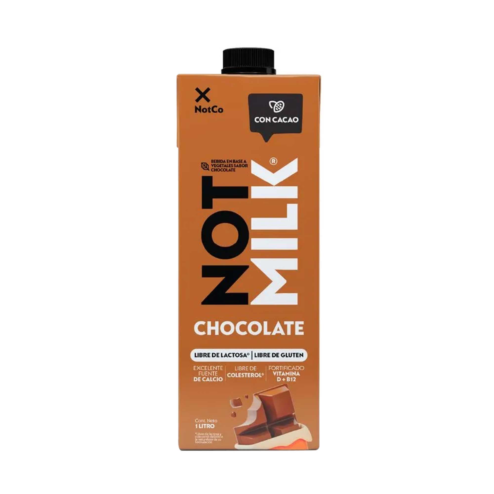 Bebida Vegetal sin Lactosa con Cacao NOT MILK Caja 1L