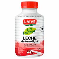 Leche Light sin Lactosa LAIVE Botella 390g