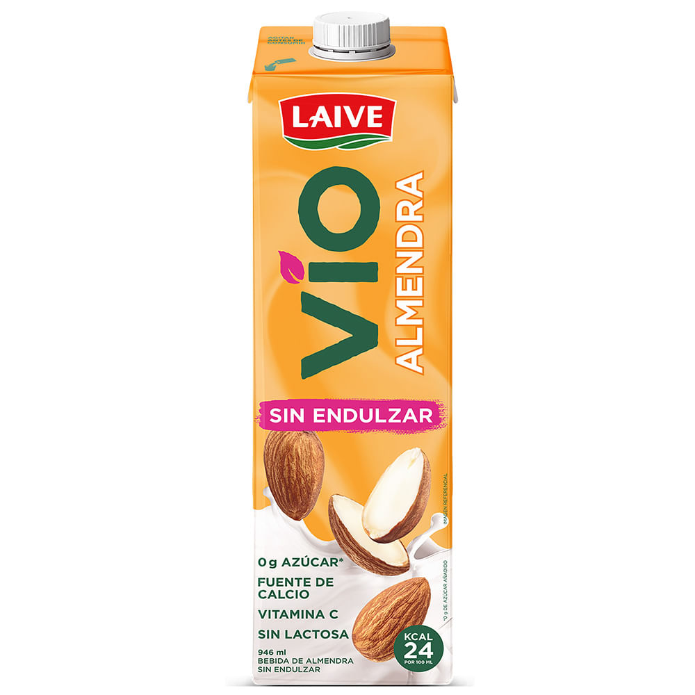 Bebida de Almendras LAIVE Vio sin Endulzante Caja 946ml