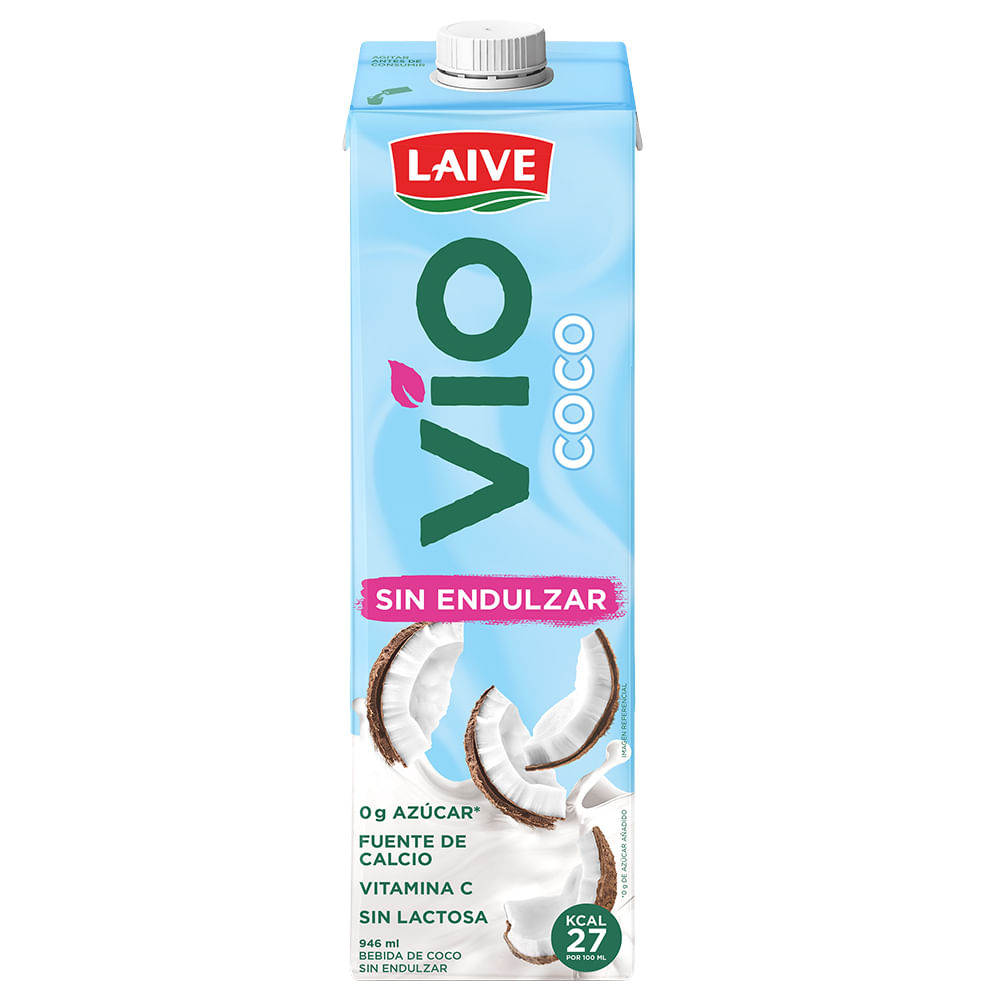 Bebida de Coco LAIVE Vio sin Endulzante Caja 946ml