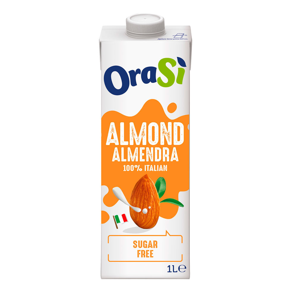 Bebida de Almendras UHT ORASI sin Azúcar Caja 1L