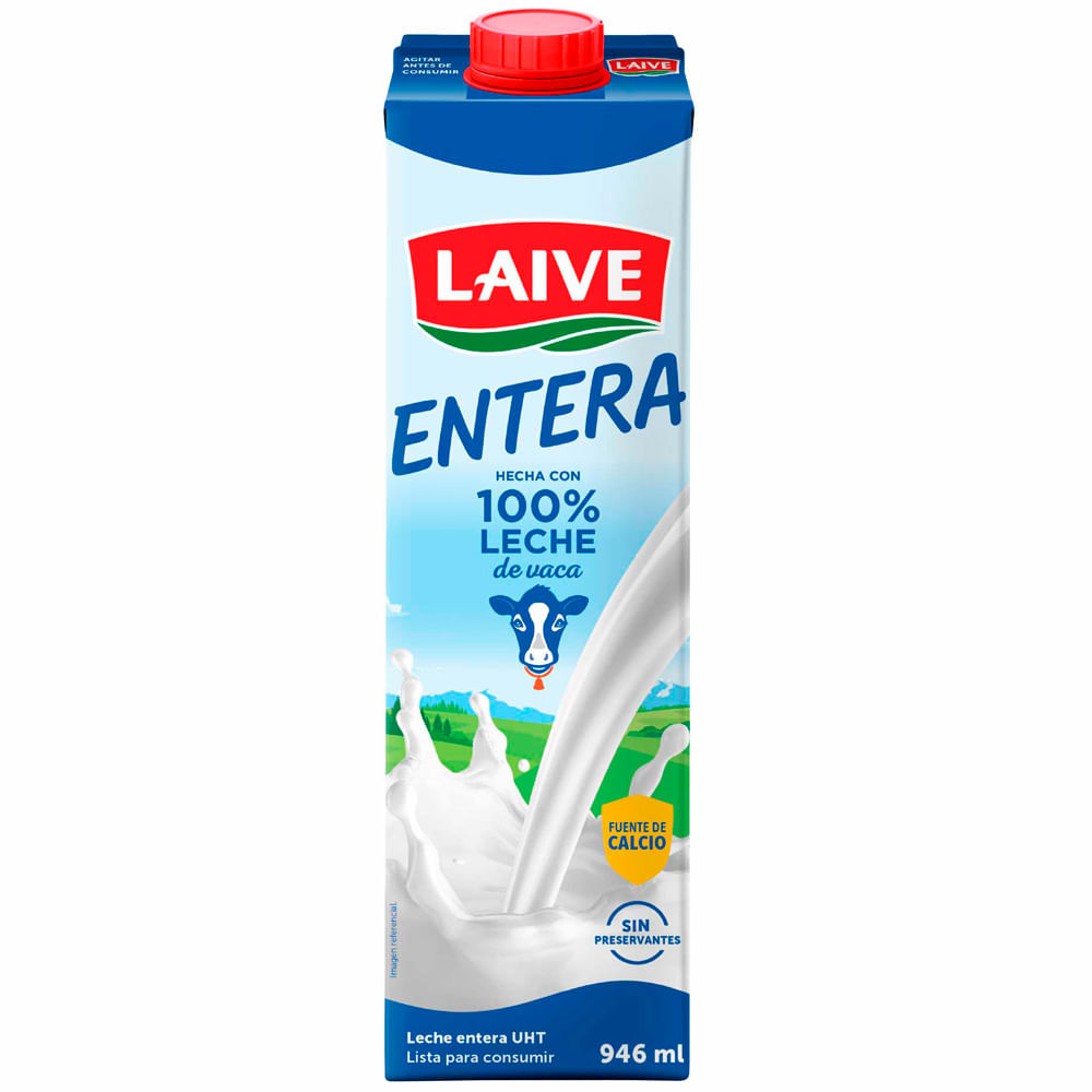 Leche Entera UHT LAIVE Caja 946ml