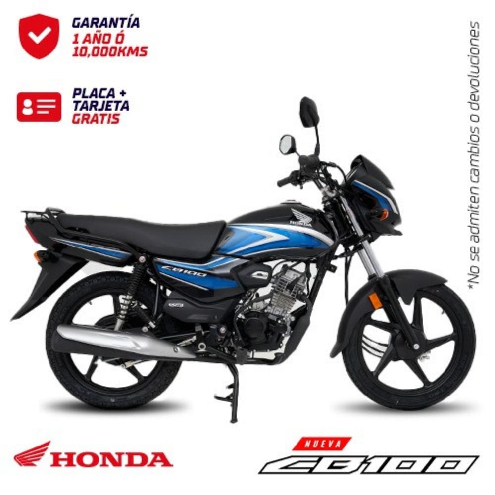 MOTOCICLETA HONDA CB100 AZUL